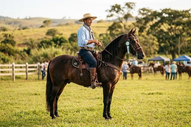 Foto editorial de Mangalarga Marchador sobre eventos mangalarga marchador nordeste
